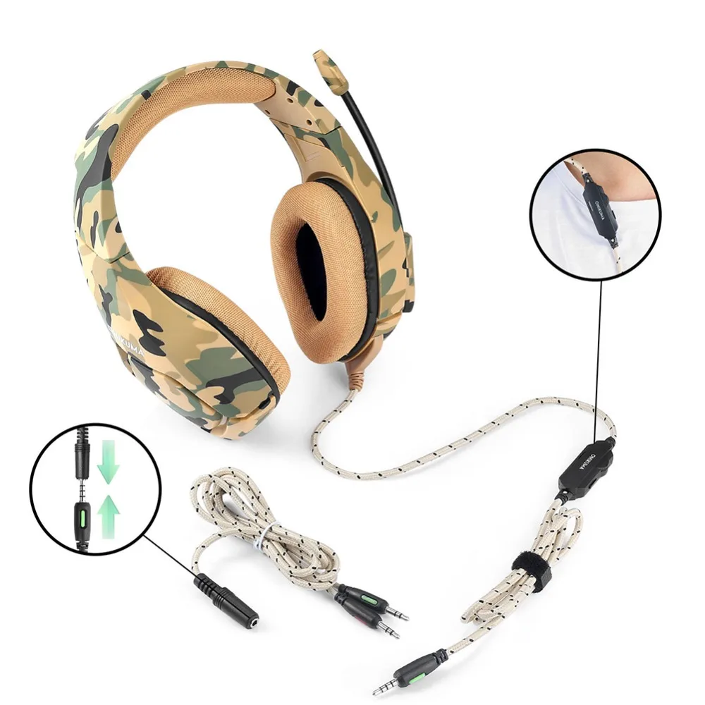 Stereo Bass Surround Gaming Headset for PS New Xbox One PC with Mic | Электроника