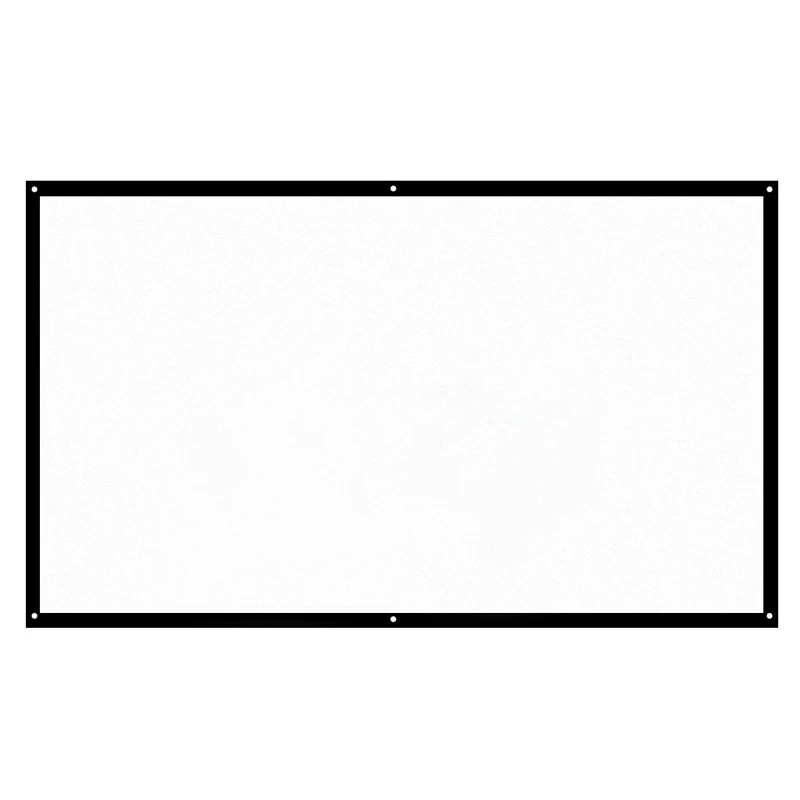 

60Inch Projector Screen HD Wall Mount LED Projector Screen JR Deals