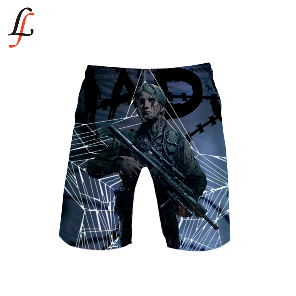 Шорты для пляжа Death Stranding мужские шорты анти ух с принтом плавания SurfinMg летние