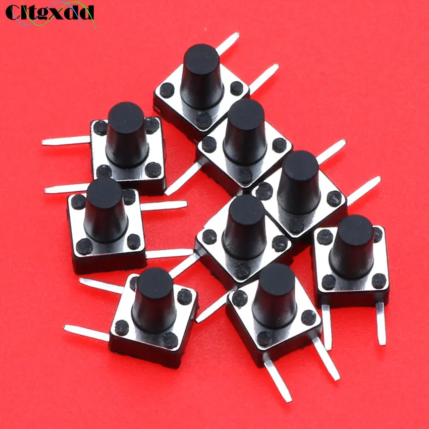 Cltgxdd 6X6X4 3/4 5/5/5 5/6/7/7 5/8/9 мм тактильный переключатель кнопочный SMD 2pin микро для