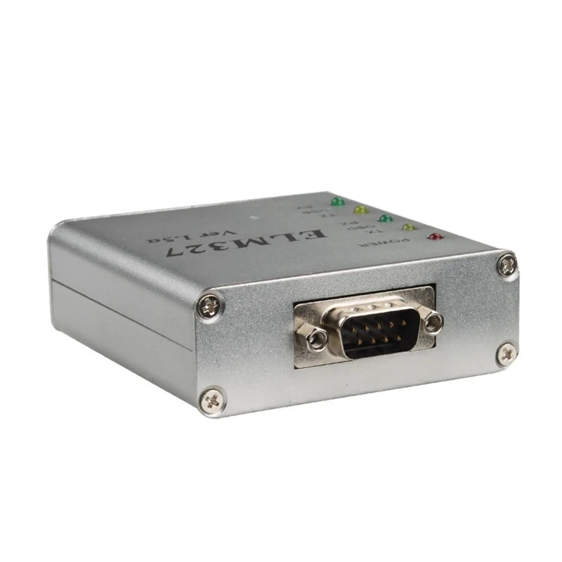 ELM327 металлический Алюминий OBD2 Авто диагностический инструмент ELM 327 USB металла