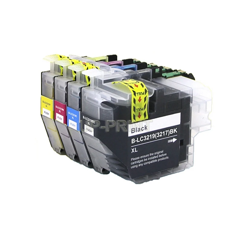 1set(4pcs) CISSPLAZA 4 вида цветов lc3217 LC3219 lc3219xl совместимый для Brother-J5330 J5335 J5730 J5930 J6530 J6930 J6935 DW чернильный картридж - Цвет: 1set(4pcs)