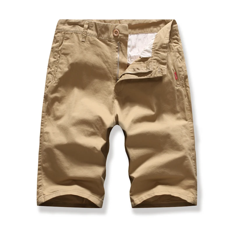 

MOGU 2019 New Casual Summer Shorts Men Cotton Knee Length Shorts Vintage Casual Men Shorts Masculina Short Pants Plus Size 38