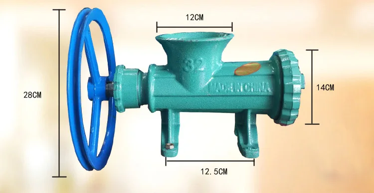 32 42 52 62 Коммерческая ручная мясорубка для продажи без мотора