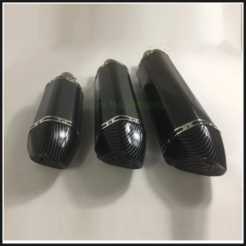 Глушитель для мотоцикла Akrapovic, длина 570 мм/470 мм/380 мм, глушитель для мотоцикла, подходит для Tmax 500 Tmax530 z1000