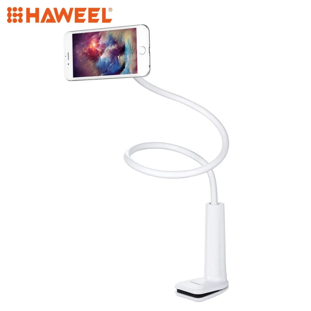 HAWEEL, держатель для телефона, универсальный, магнитный, гибкий, длинный рукав, ленивый зажим, зажим, кронштейн, настольный, держатель для изголовья, 75 см, для смартфона