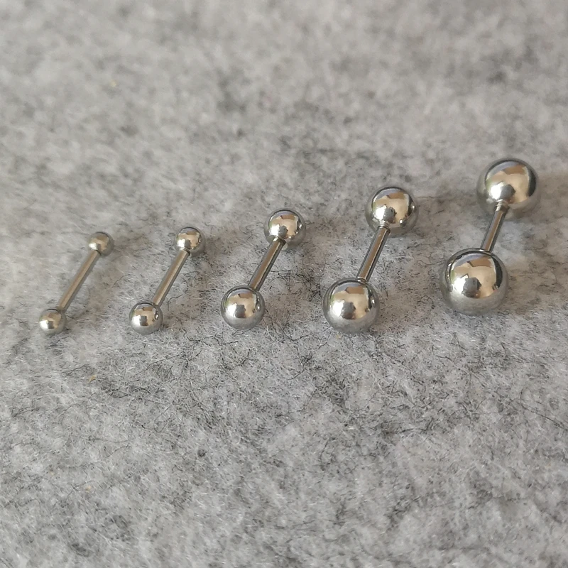 

1 Pair 316 L Stainless Steel Screw Stud Earrings Classical Style Balls 2.5mm 3mm 6mm Never Fade Allergy Free