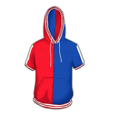 hoodie 73 см Бэтмен Arkham Asylum City отряд самоубийц Харли Квинн бейсбольная худи костюм с оружием Косплей выпуск твердой древесины - Цвет: hoodie