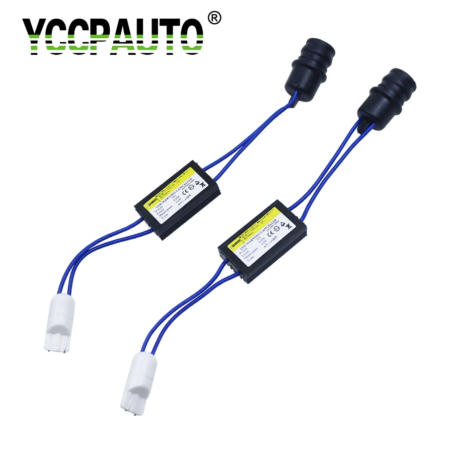 

T10 Canbus Cable 12V LED Warning Canceller Decoder 501 T 10 W5W 192 168 Car Lights NO Error Canbus OCB Load Resistor 2pcs