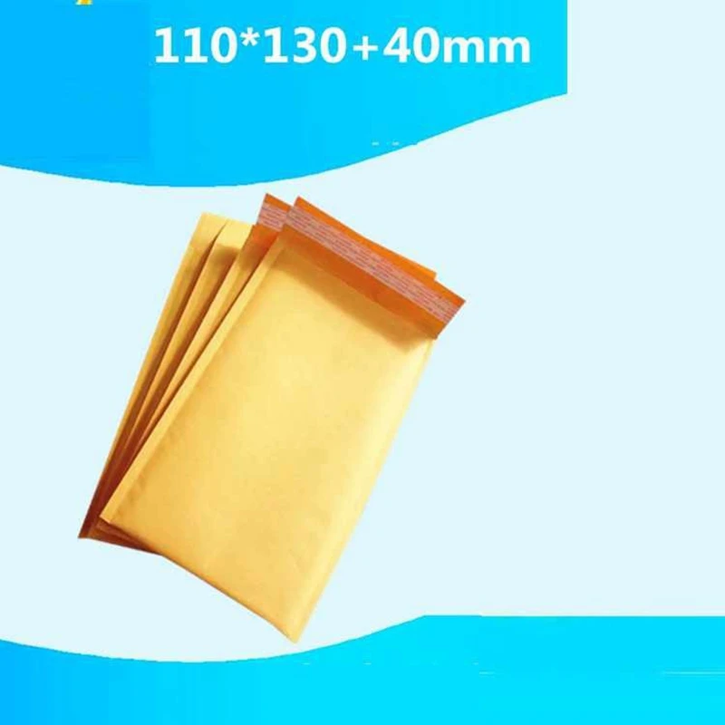 Желтые почтовые пакеты 110 мм * 130 + 40 50 шт.|bag bath|bag walletbags amazon |
