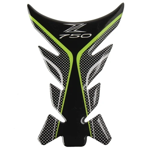 Коричневый Определено для Kawasaki Z1000 Z900 Z750 Z650 Z 3D мотоциклетные Стикеры Fishbone топливного бака Pad Protector Наклейка Pegatinas Moto - Цвет: Коричневый