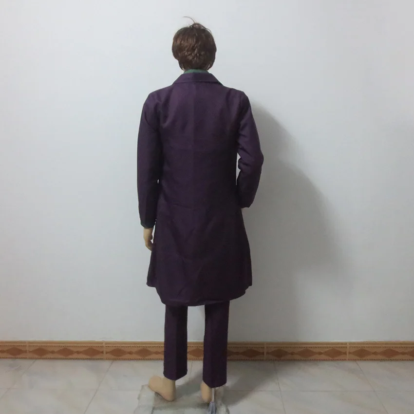 Темный рыцарь джокер костюм Джокера наряды Классический Хэллоуин косплей героя