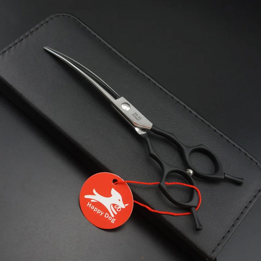 Профессиональные ножницы для груминга собак и кошек 6 5 дюйма изогнутые левой