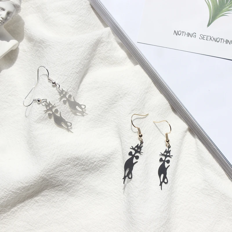 2018 металлические контрастные преувеличенные Забавные милые матовые хипстерские