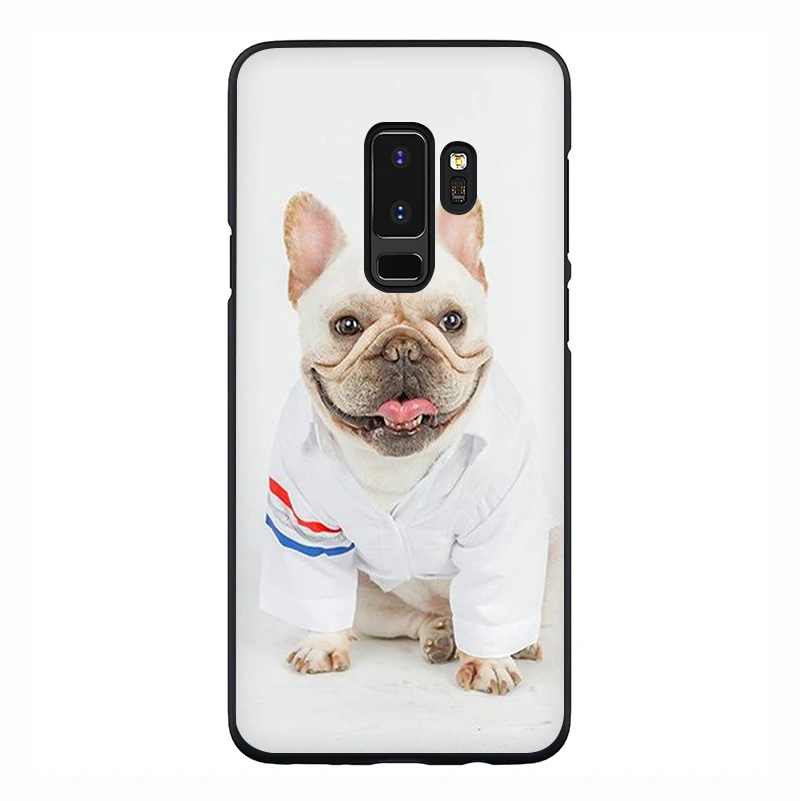 B11 Мягкий чехол для телефона с французским бульдогом и Мопсом для samsung Galaxy M10 20 30 S6 7 Edge S8 9 10 Plus Note8 9 - Цвет: B11