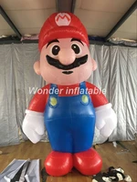 customized high quality funny 3m giant inflatable super mario cartoon for advertising replica supplier