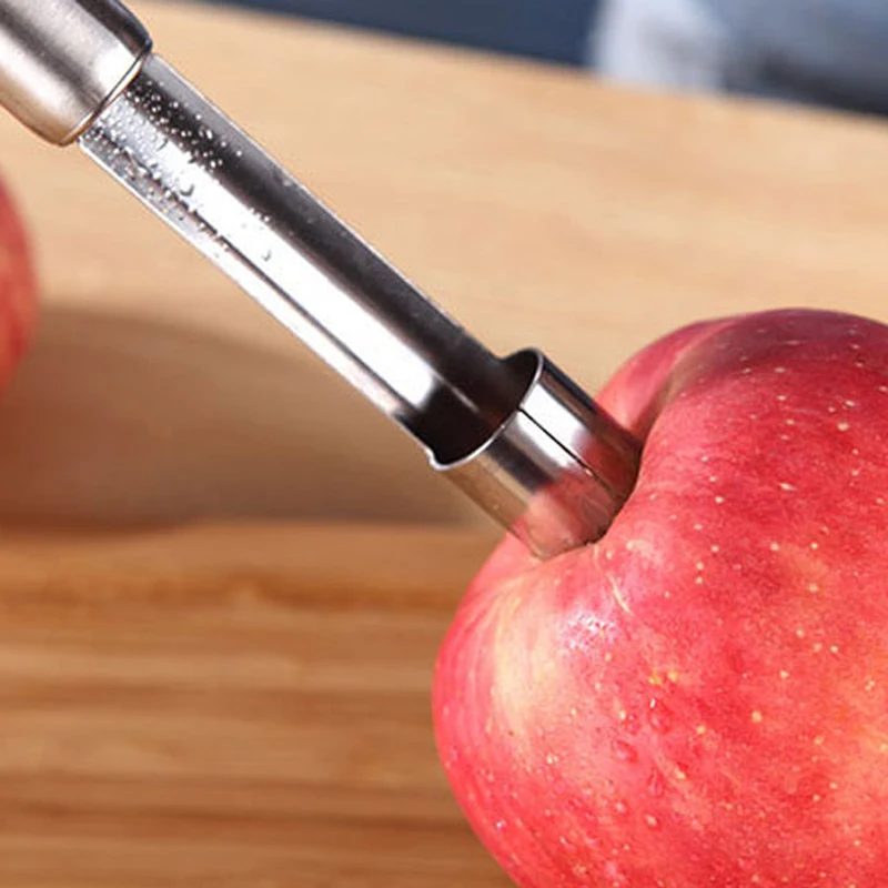 1 шт. Творческая кухня аксессуары Нержавеющая сталь apple бур фрукты семян причину
