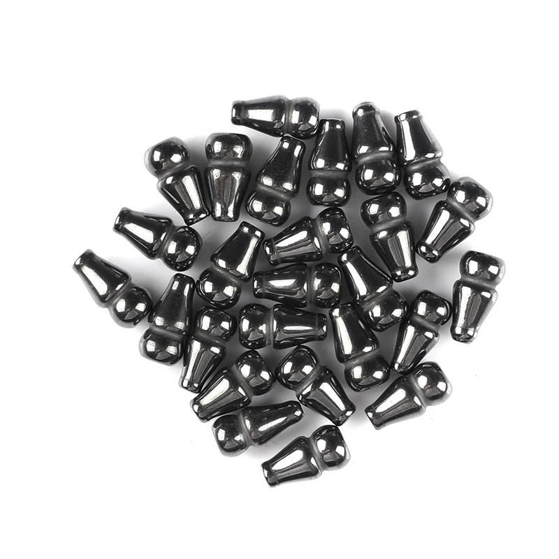 15*8mm Hematite beads Gourd shape Natural Stone geometric loose Beads For Bracelet Necklace Jewelry DIY Making Accessories | Украшения и