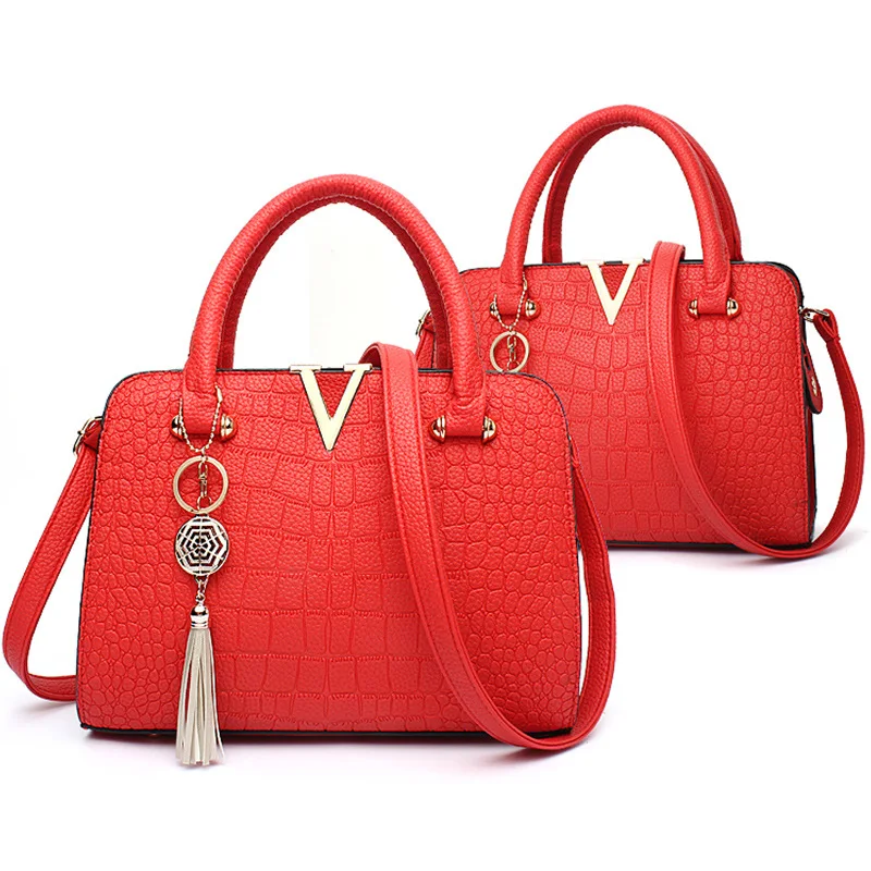 2018 Новый Для женщин Сумки известных брендов сумка Аллигатор Кожа PU Женская через