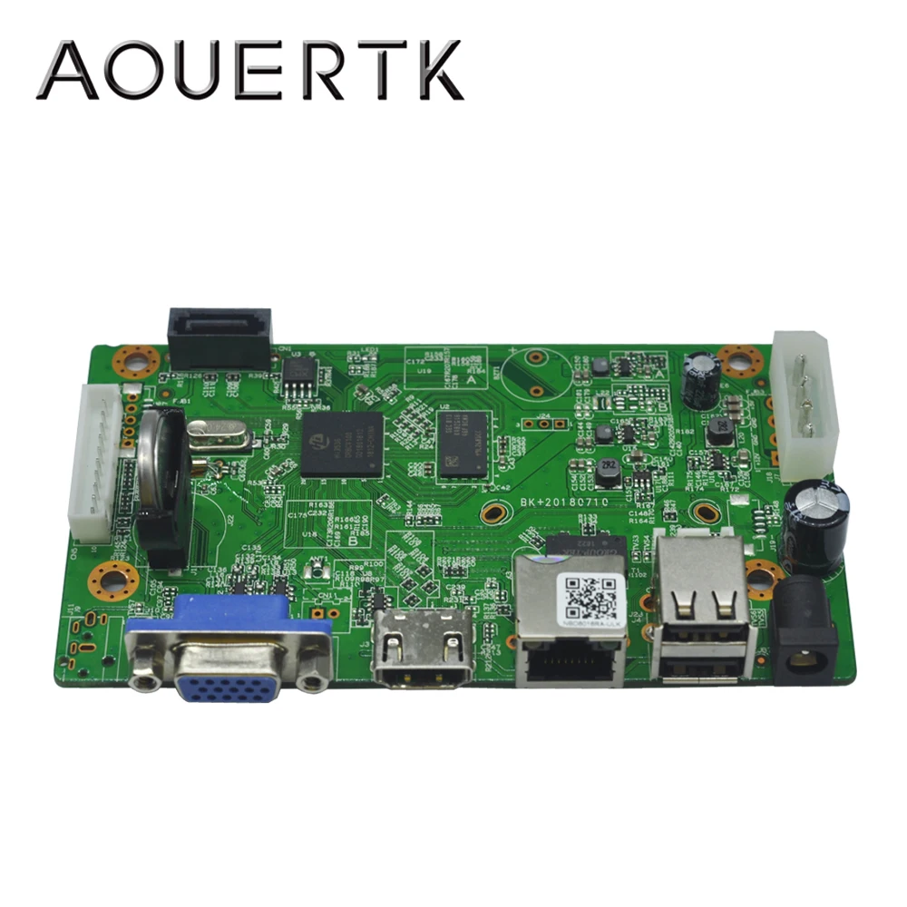 AOUERTK 1080 P/5MP 16CH P2P H.265 NVR IP видео Регистраторы CCTV NVR основная плата ONVIF HI3536 чип с 2 портами(стандарт наблюдения сеть NVR