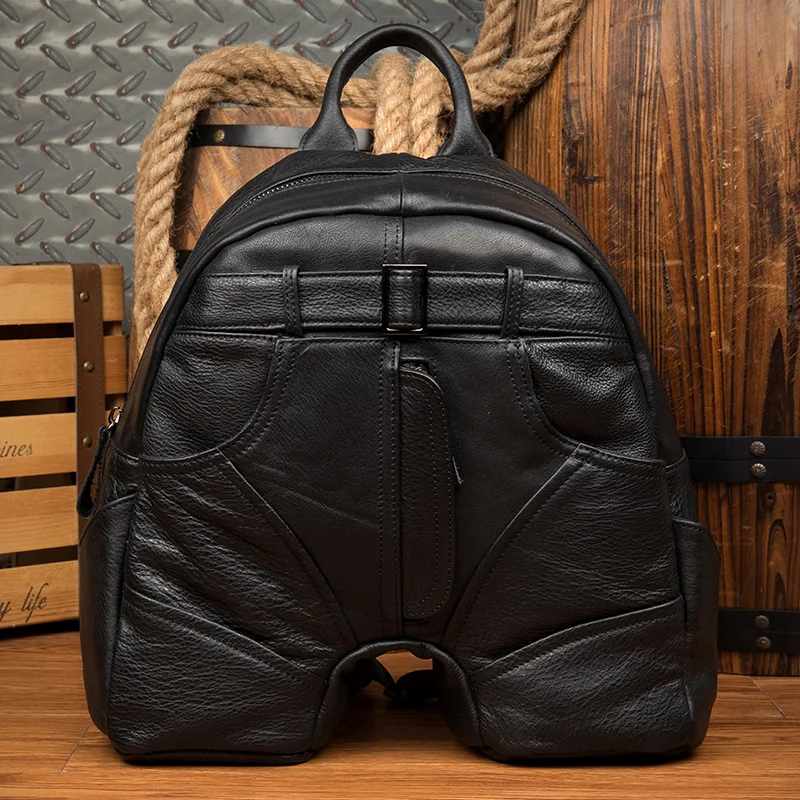 2019 Fashion Women Backpack Youth Genuine Leather Backpacks For Teenage Girls Female School Shoulder Bag Bagpack Mochila | Багаж и сумки
