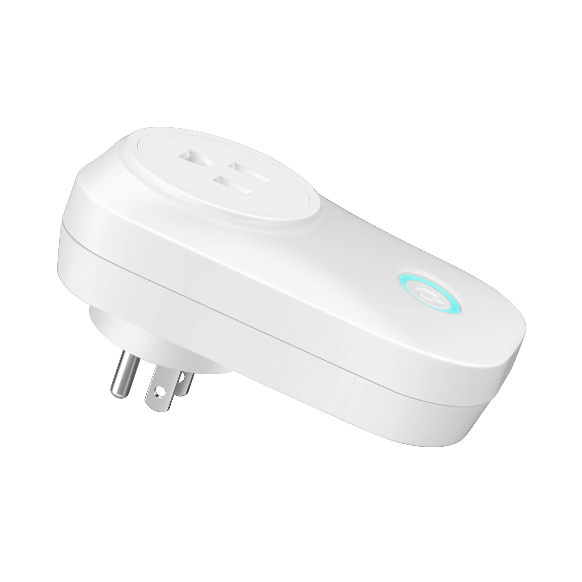 Умная розетка с Wi-Fi, штепсельная вилка европейского стандарта, 220 В, 10 А, пульт дистанционного управления, умный переключатель синхронизации, работает для Amazon Alexa/Google Assistant, универсальный