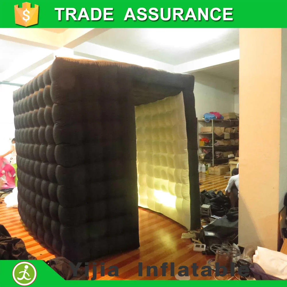 

oxford cloth led stripes inflatable tent photo booth sale