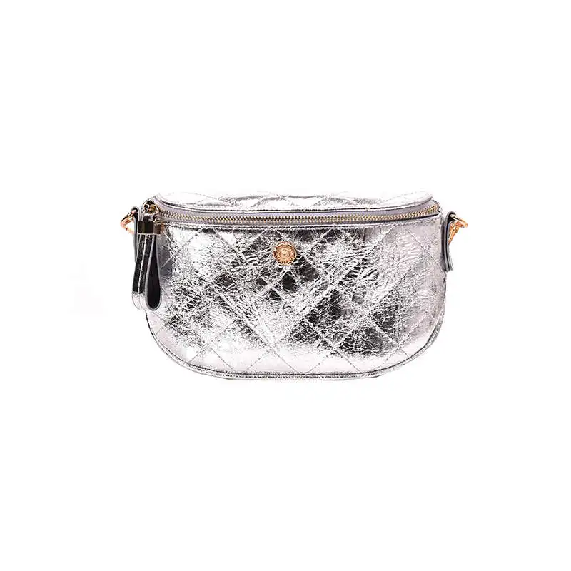 Silver MENGXILU Роскошные Сумки из искусственной кожи женские сумки дизайнерские модные однотонные клетчатые женские сумки через плечо с цепочкой на ремне сумки через плечо bolso mujer - Цвет: Silver