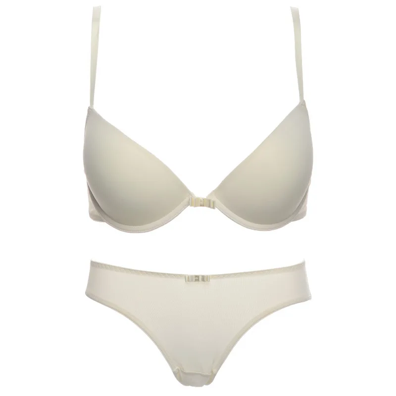 Lovecurvy бесшовные бюстгальтер и трусики Комплект одноцветное Цвет гладкий push up