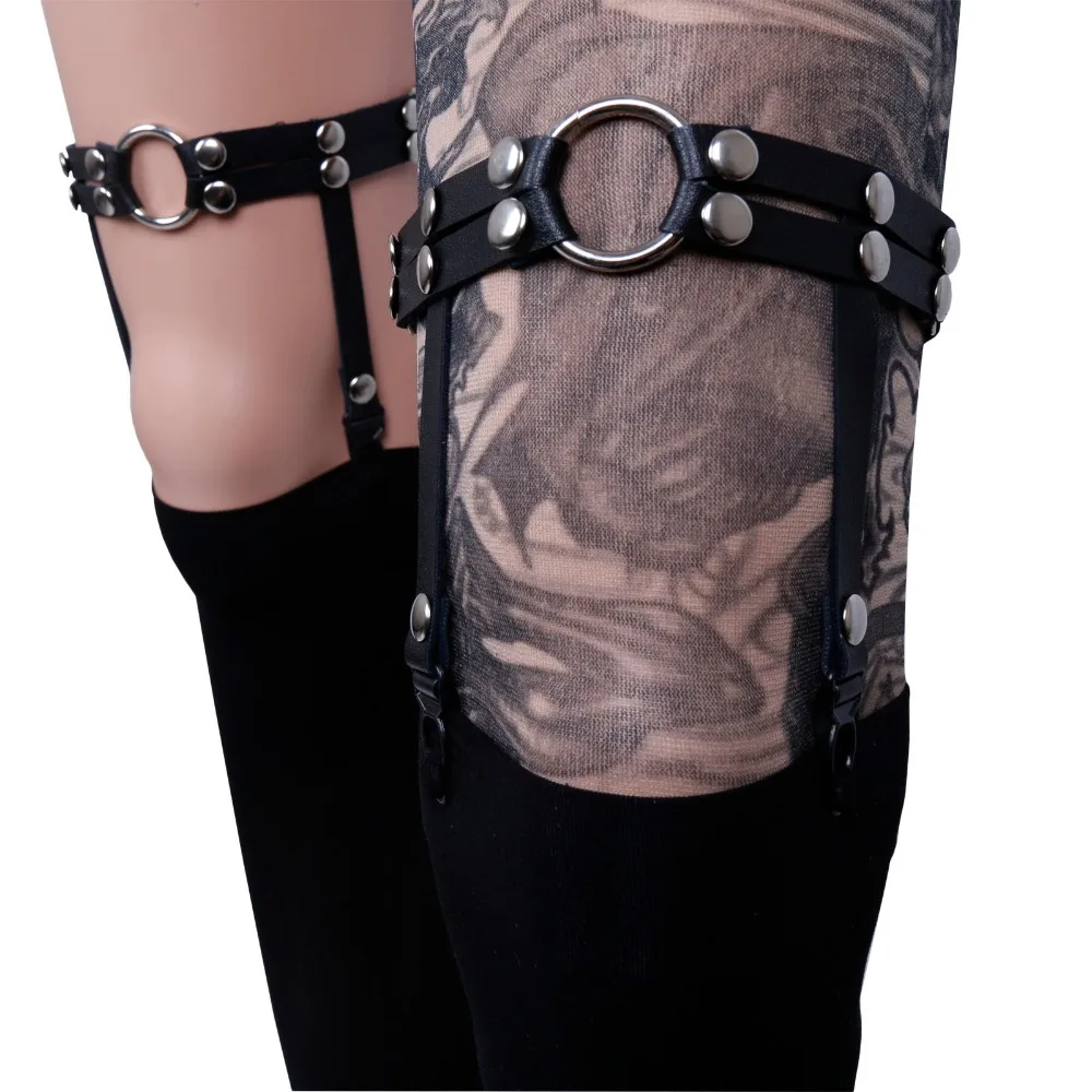 Женские подвязки в стиле панк подвязка Харадзюку 100% ручная работа | Женская