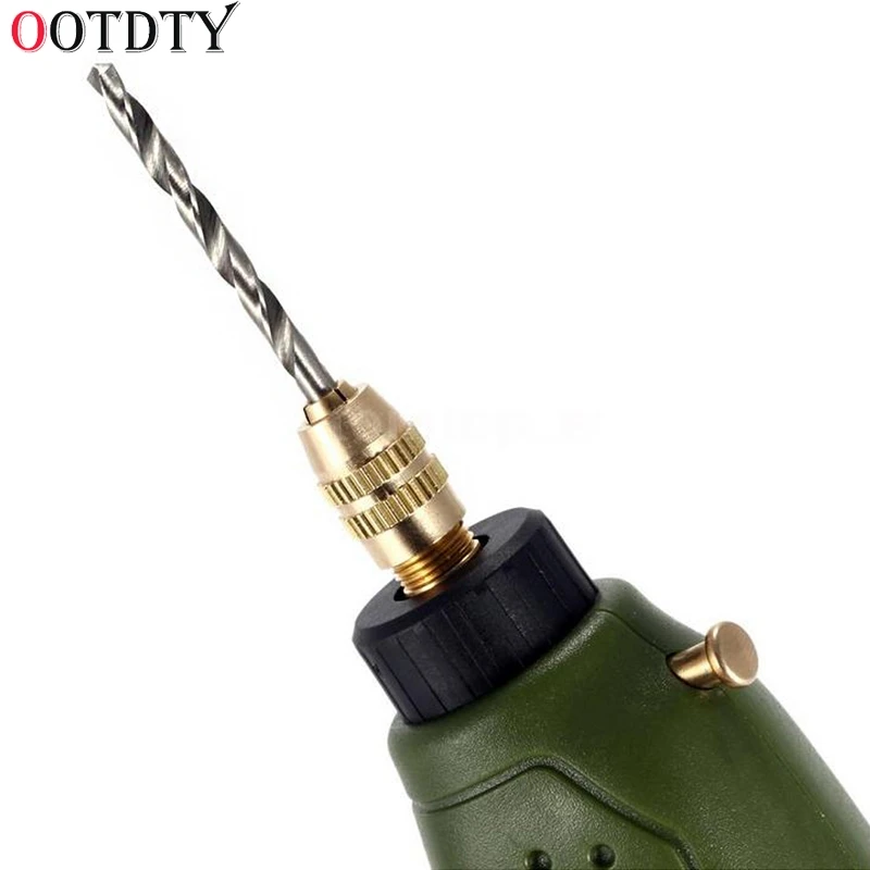 

OOTDTY 10Pcs HSS High Speed White Steel Twist Drill Bit Set For Rotary Tool New