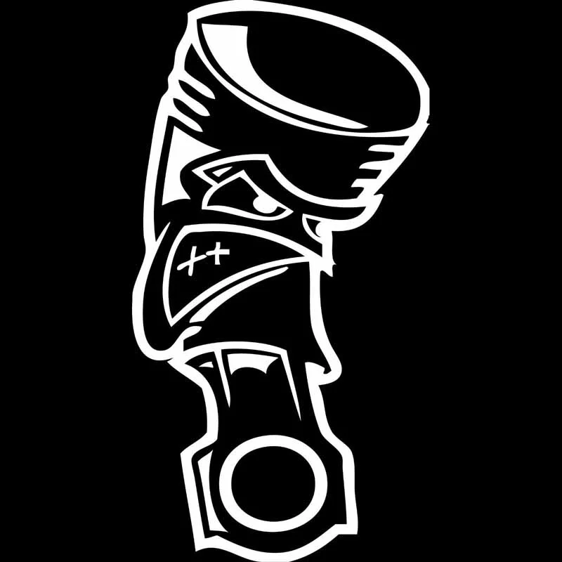 Виниловая наклейка Angry Piston 3D Наклейка для автомобиля 6 9 см * 13 забавные виниловые
