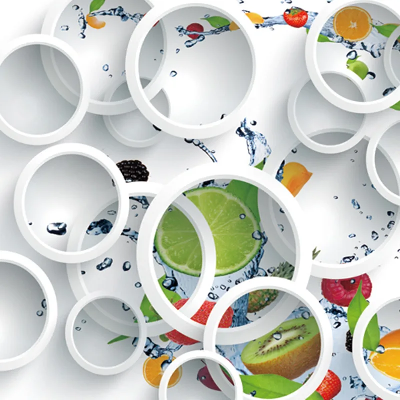 Настенные обои на заказ Современное абстрактное искусство 3D стереоскопические