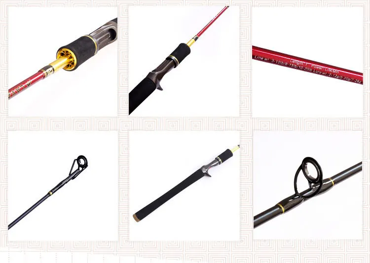 2.1M 2.4M Casting/Spinning Fishing Rod 1 With 3 Different Tonality (L/M/MH) diffrient Feeling Tackle | Спорт и развлечения
