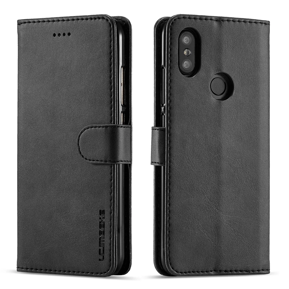 Ретро Кожаный флип-чехол для Xiaomi Mi A2 слот для карт Coque кошелек Чехол Xiaomi Mi A2 чехол Hoesje Funda Xiaomi Mi 6X чехол