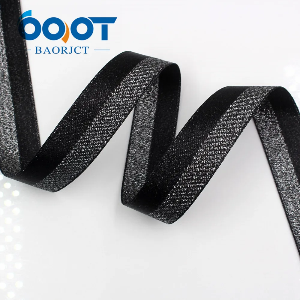 OOOT BAORJCT I-181103-97 10 ярдов 25 мм серебряная атласная лента с подарочной упаковкой