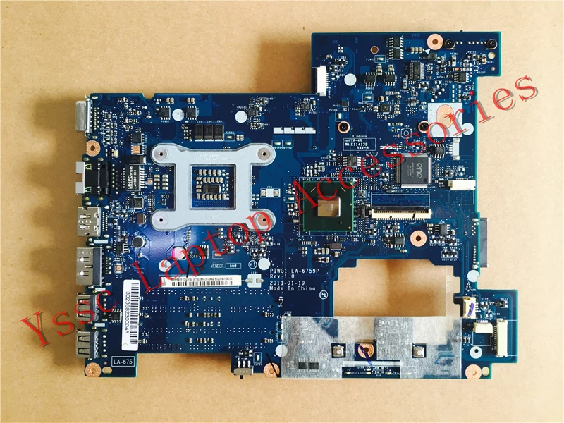 Новый PIWG1 LA 6759P для Lenovo G470 ноутбук материнская плата DDR3 HM65 REV: 1 0 (с портом HDMI) 100%