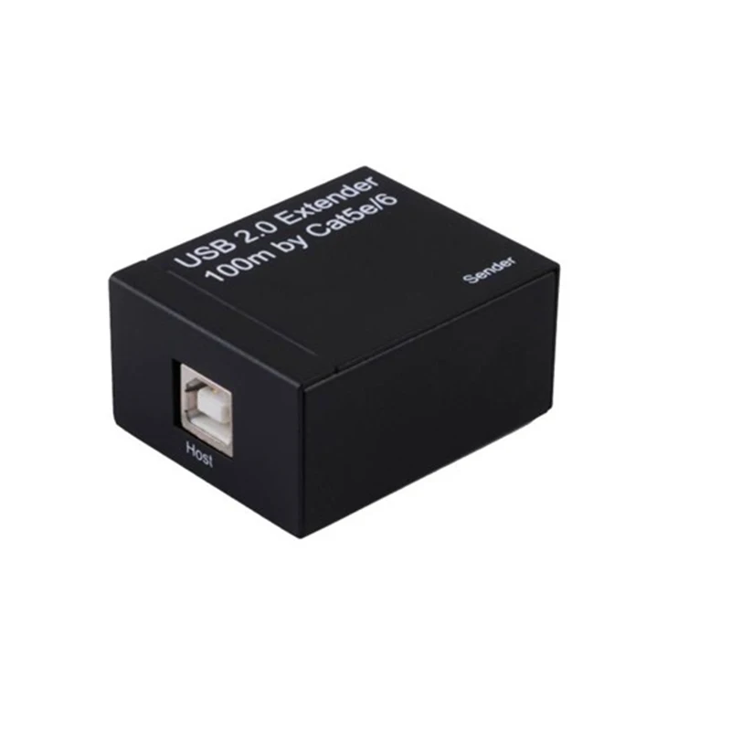 Активный 4 портовый USB 2 0 удлинитель по cat5e/6 кабель до 100 м с адаптером питания|usb 2.0