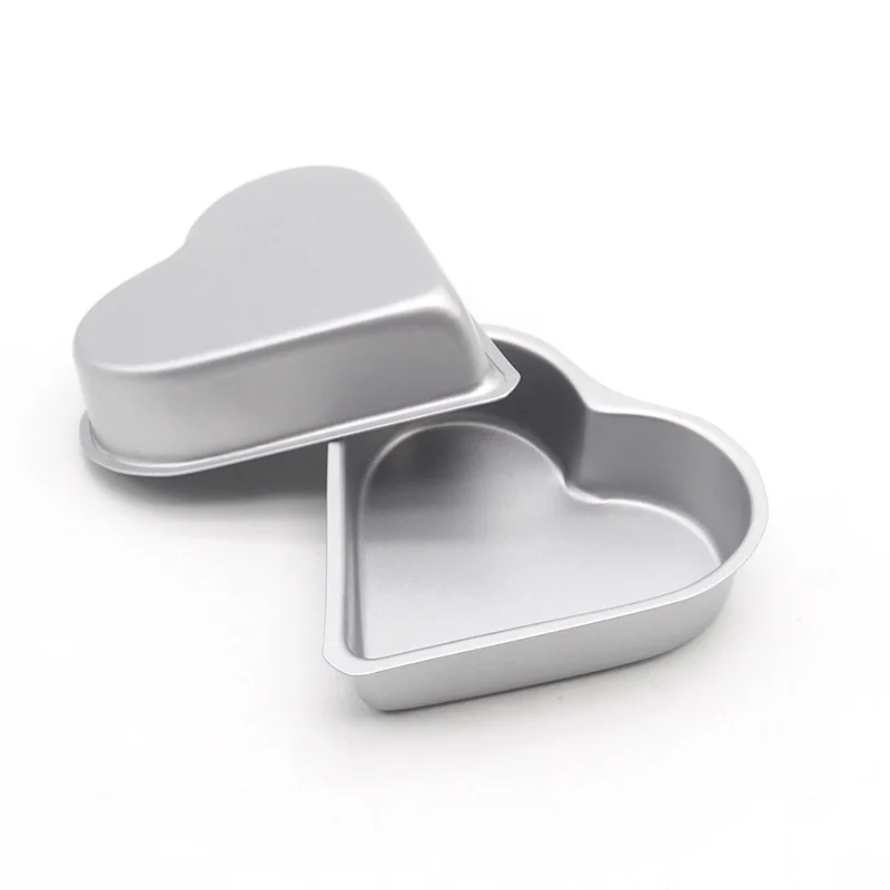 Антипригарная мини Сковорода в форме сердца 3 дюймовые тарты кексы пироги