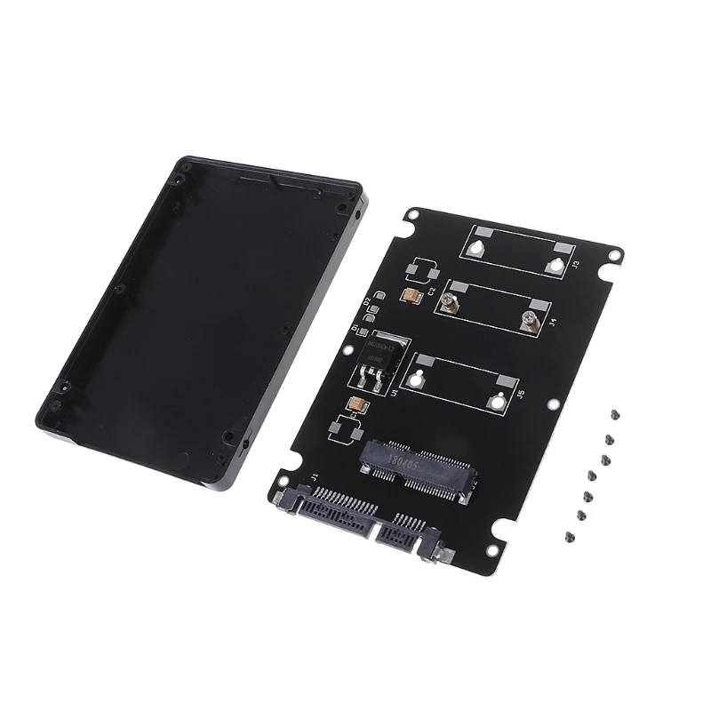 1 шт. 7 мм Толщина мини PCI-E mSATA SSD до 2," SATA жесткий диск конвертер адаптер