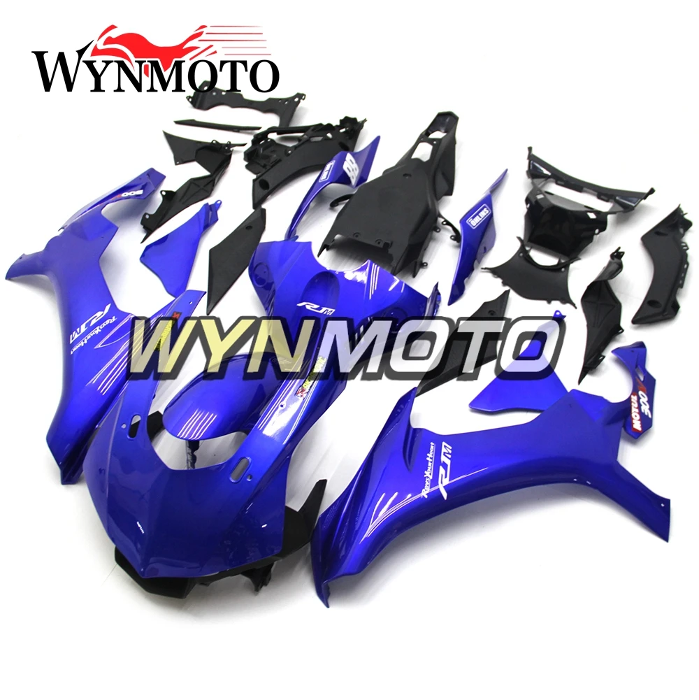

Полный комплект обтекателей для Yamaha YZF1000 2015-2016 R1 15 лет 16 инъекций ABS пластмассовые рамки кузова капота чисто синие рамки