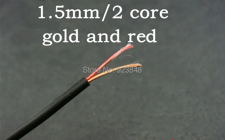 TPE стерео оптовый Кабель сигнальной линии черный/красный 10 метров | Электроника