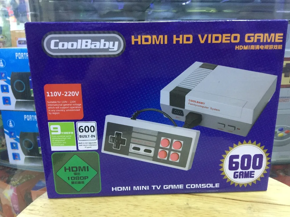 Прямая поставка HDMI выход Ретро Классический Ручной игровой плеер семья ТВ Видео