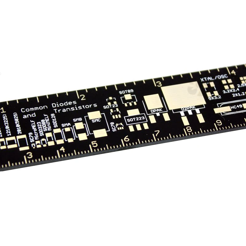 Duinopeak PCB линейка измерительный инструмент резистор микросхема конденсатора IC SMD