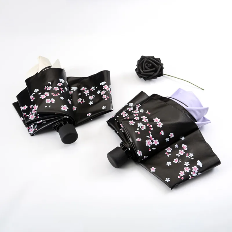 2019 Новое поступление красивый зонтик с цветочным принтом Модный Блестящий Цвет