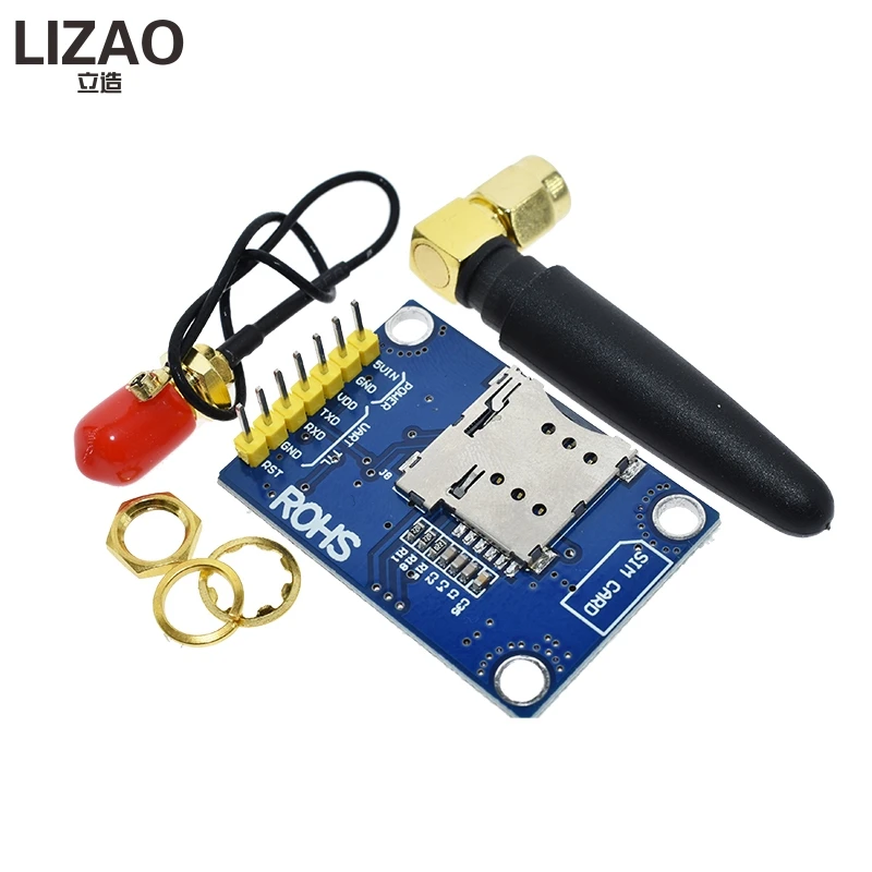 LIZAO SIM800L V2.0 5V беспроводной модуль GSM GPRS четырехдиапазонный с