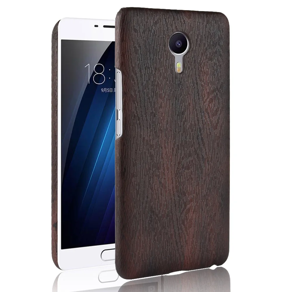 mjcolorone Wood Pattern Case For mailan max Fashion design case cover meilan m3 bumper Мобильные телефоны и аксессуары