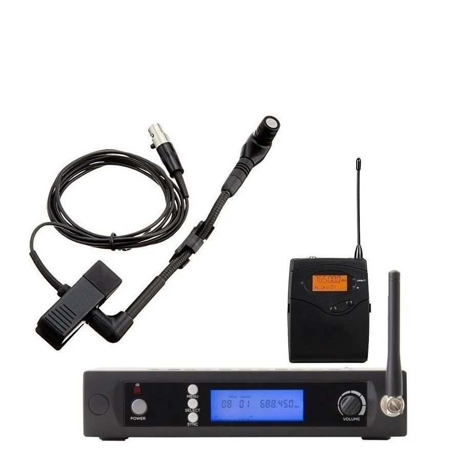 Профессиональный беспроводной микрофон uhf для сцены и саксофона | Электроника