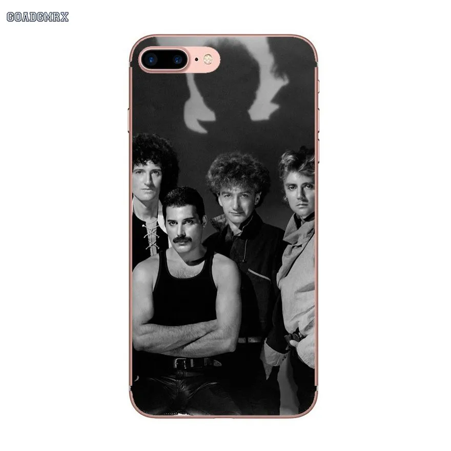 Популярный мягкий прозрачный чехол Freddy Mercury Queen для iPhone 6 6S 7 8 Plus X XS MAX XR 4 4S 5 5S SE 5C |