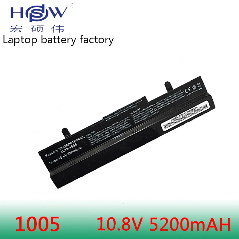 Аккумулятор HSW 5200 мАч для Asus Eee PC1001px 1001p 1001 1005 1005PEG 1005PR 1005PX AL31-1005 AL32-1005 аккумулятор